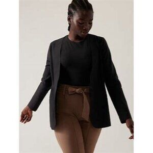 NWT Athleta Avenues Black Blazer Size 24